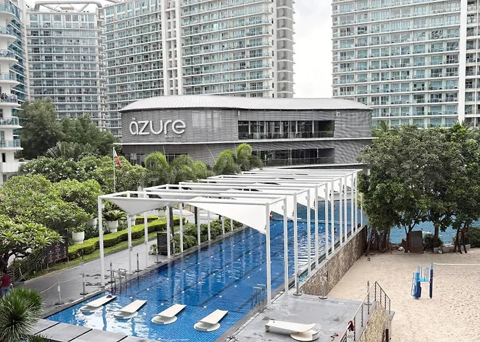 公寓式飯店 Casa Serenity Staycation At Azure Paranaque With 1 Bedroom Good For 1 To 4 Pax Airconditioned And Pool View Near Sm Bicutan